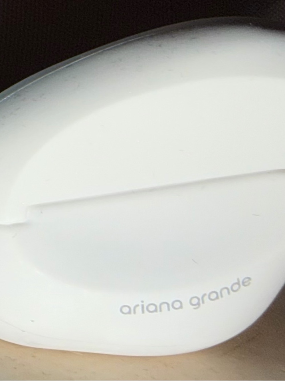 Ariana Grande White Minimal Curved Perfume(mini)